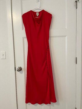 Stunning Anthropologie Red Dress in size small